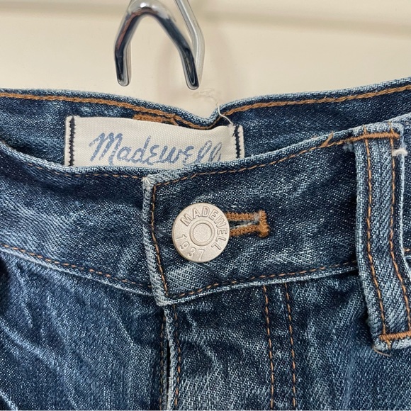 Madewell dark wash denim boyshorts - Picture 2 of 7